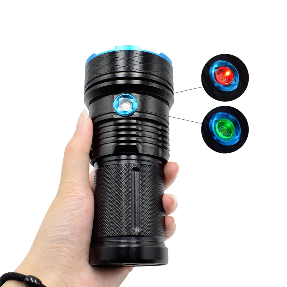 Aluminum alloy 12 lights T6 flashlight