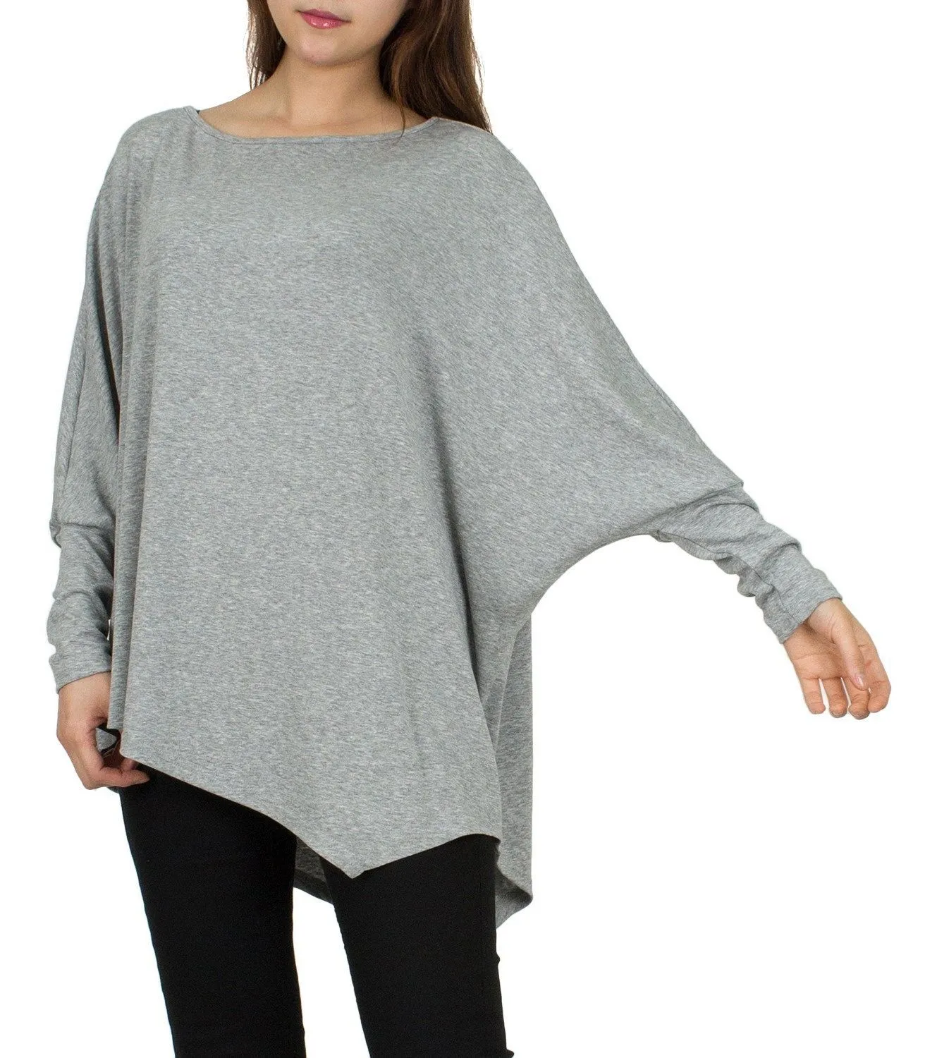 Irregular hem women's t-shirt