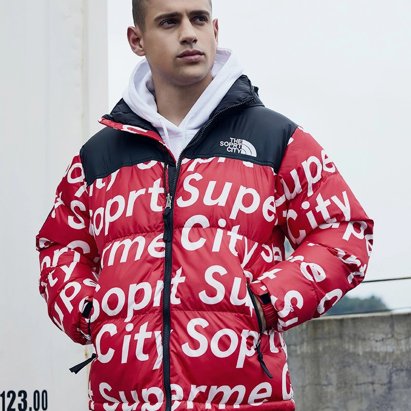 Stand Collar Quilted Jacket For Men