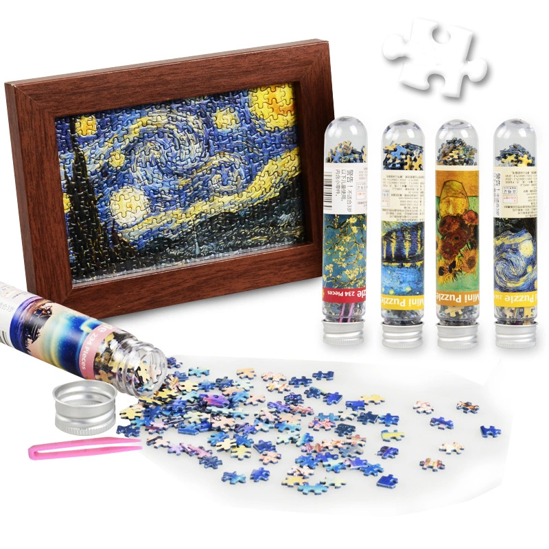 Mini test tube pocket puzzle