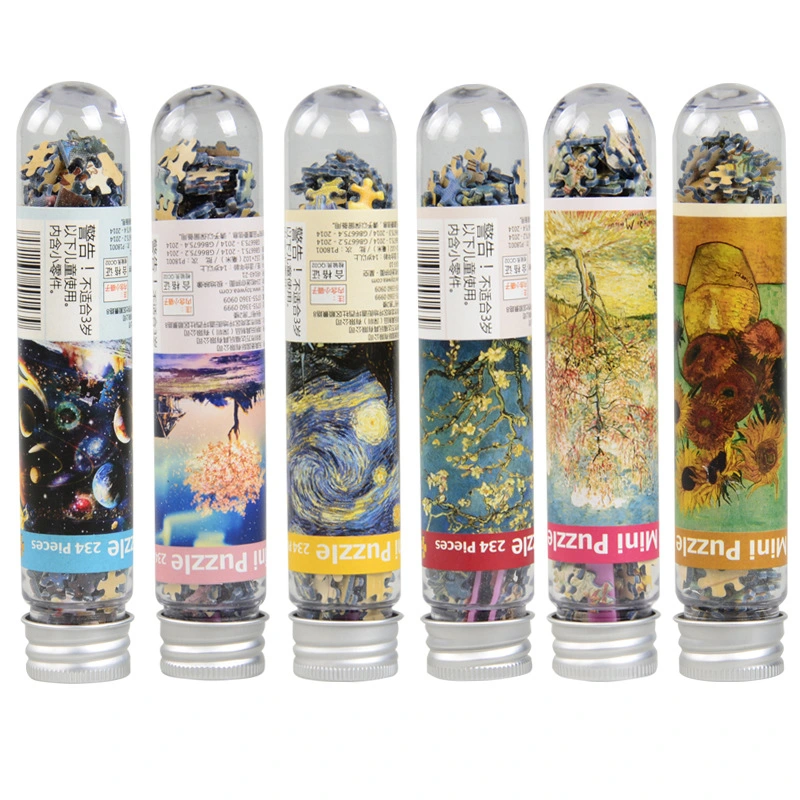 Mini test tube pocket puzzle