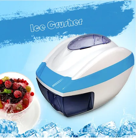 220V Electric Ice Crushers Shavers Full Automatic Ice Chopper Smoothies Machine