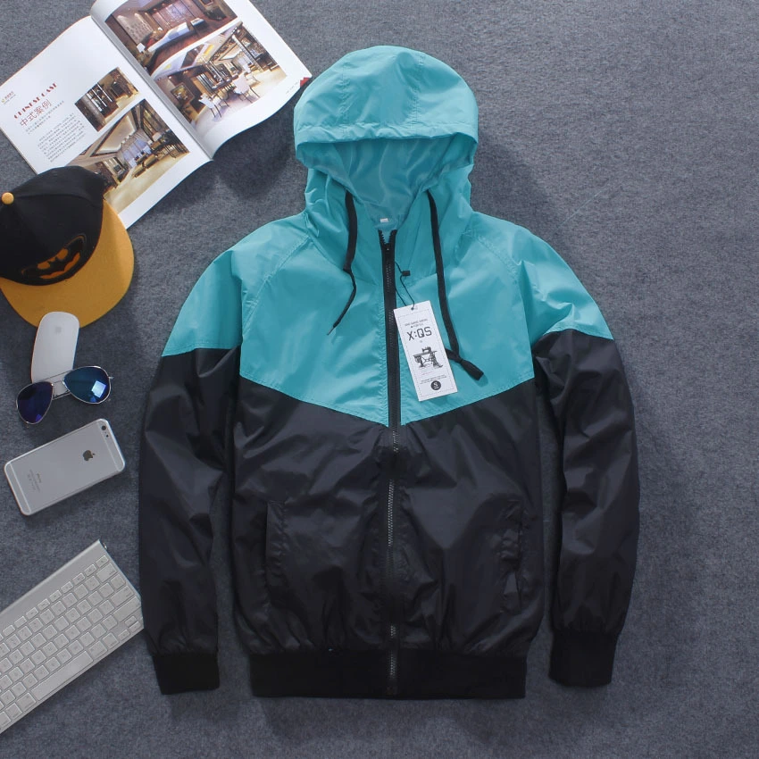 Fluorescent Night Running Hooded Jacket