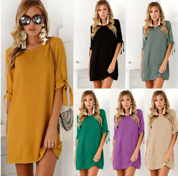 Chiffon print dress