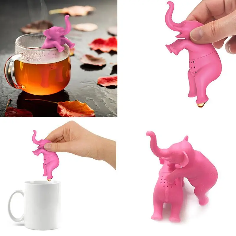 Cute Cartoon Elephant Tea Infuse  Strainer