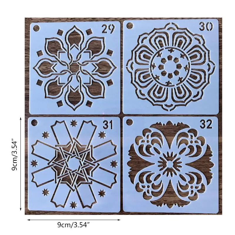 Mandala Painting Template Inkjet Decoration