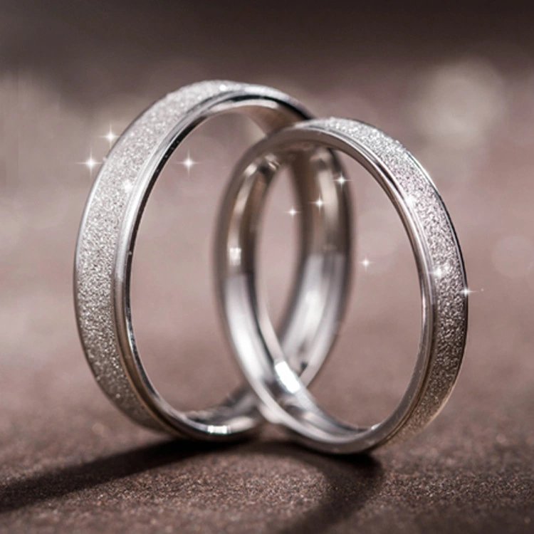 Korean fashion inner craft frosted ring