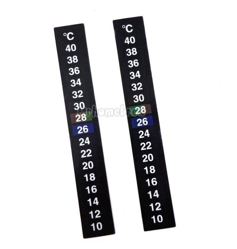 Creative indoor special thermometer stickers LCD color changing temperature bar Household indoor measuring thermometer card