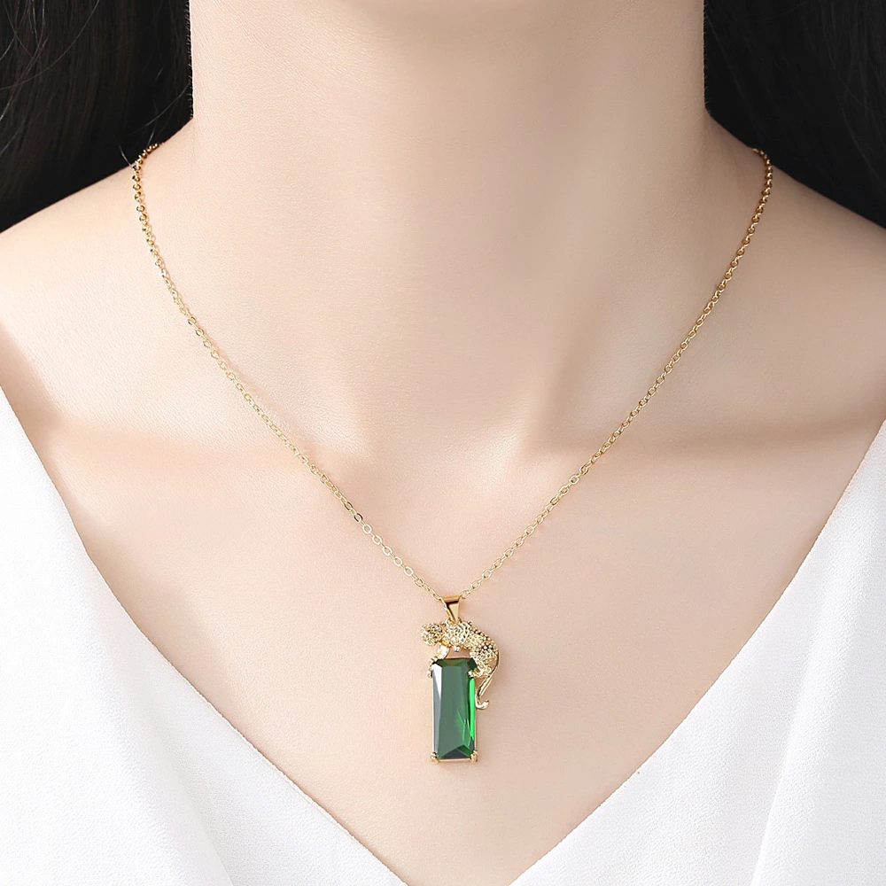 Gold Leopard Pendant