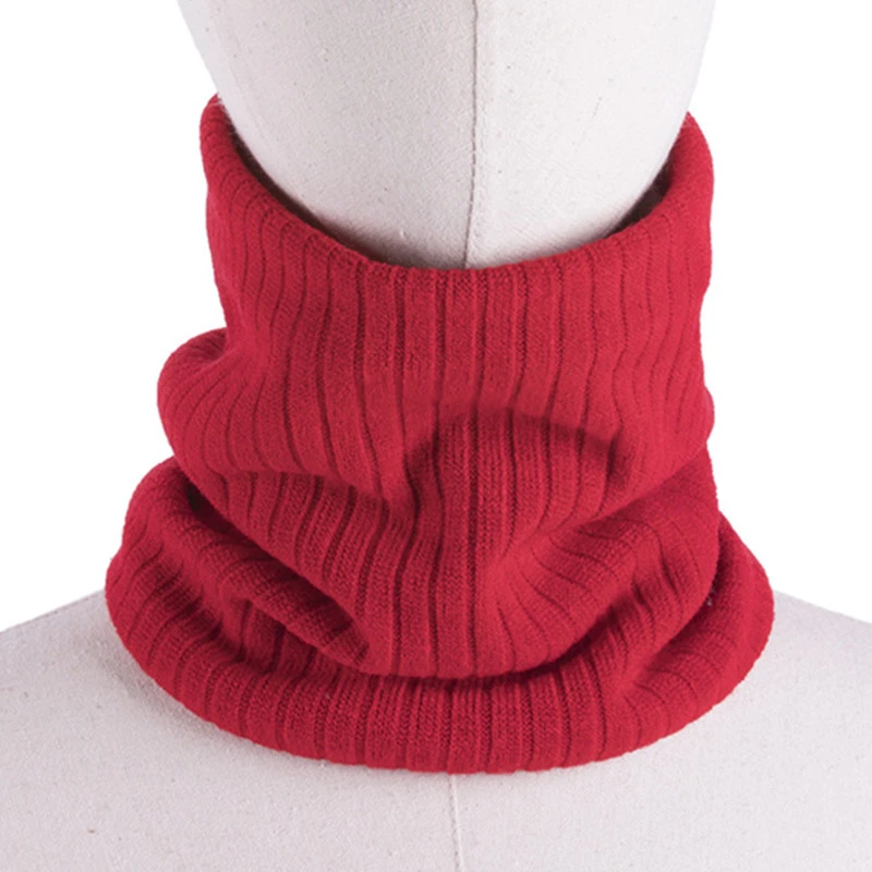Hooded Knitted Scarf For Men And Women To Keep Warm And All-match Woolen Scarf