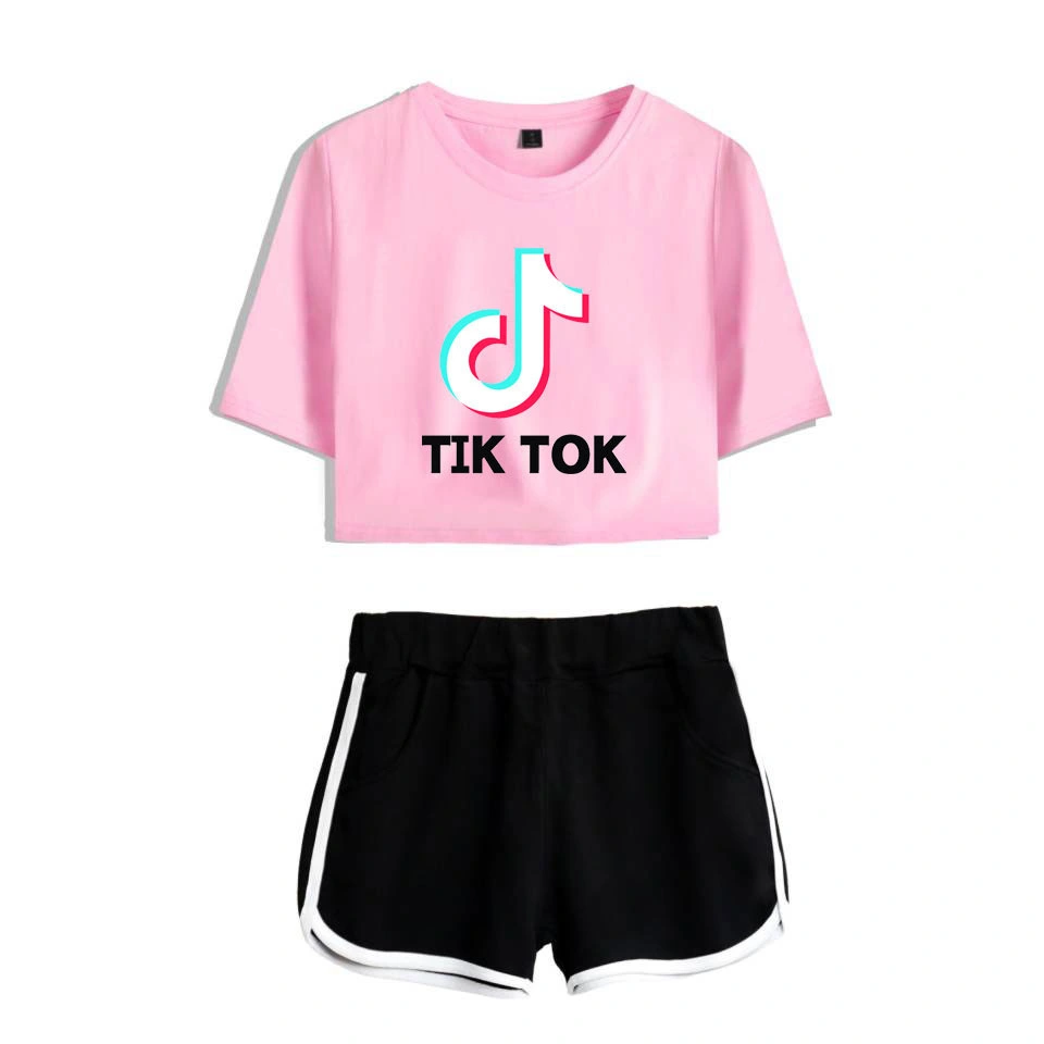 Tik Tok short sleeved shorts set
