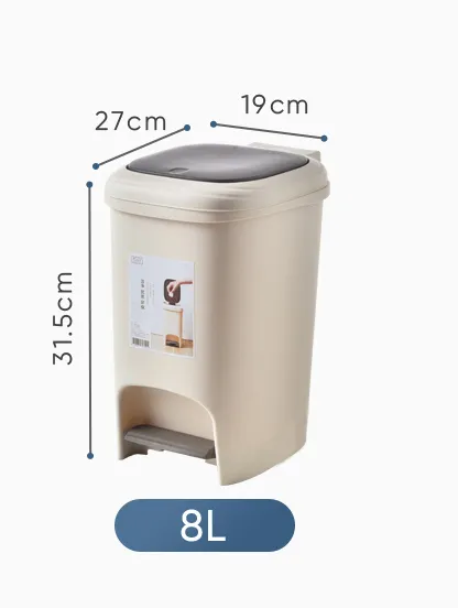 Foot-opening trash can