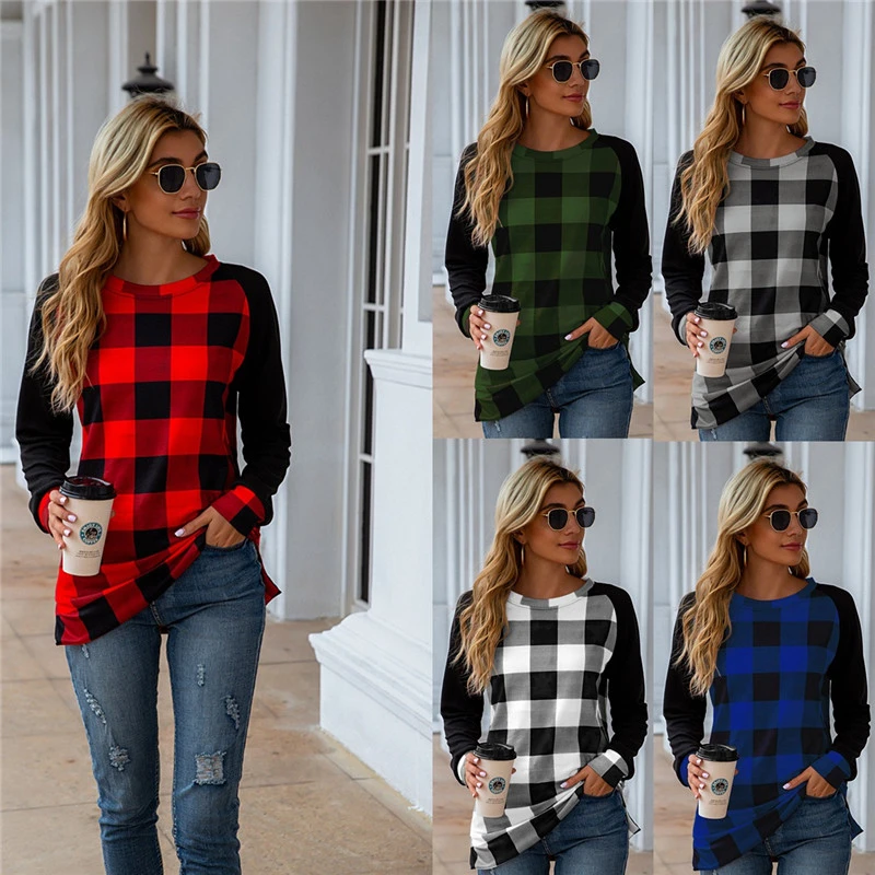 Long-Sleeved Sweater Round Neck All-Match Sweater Large Plush