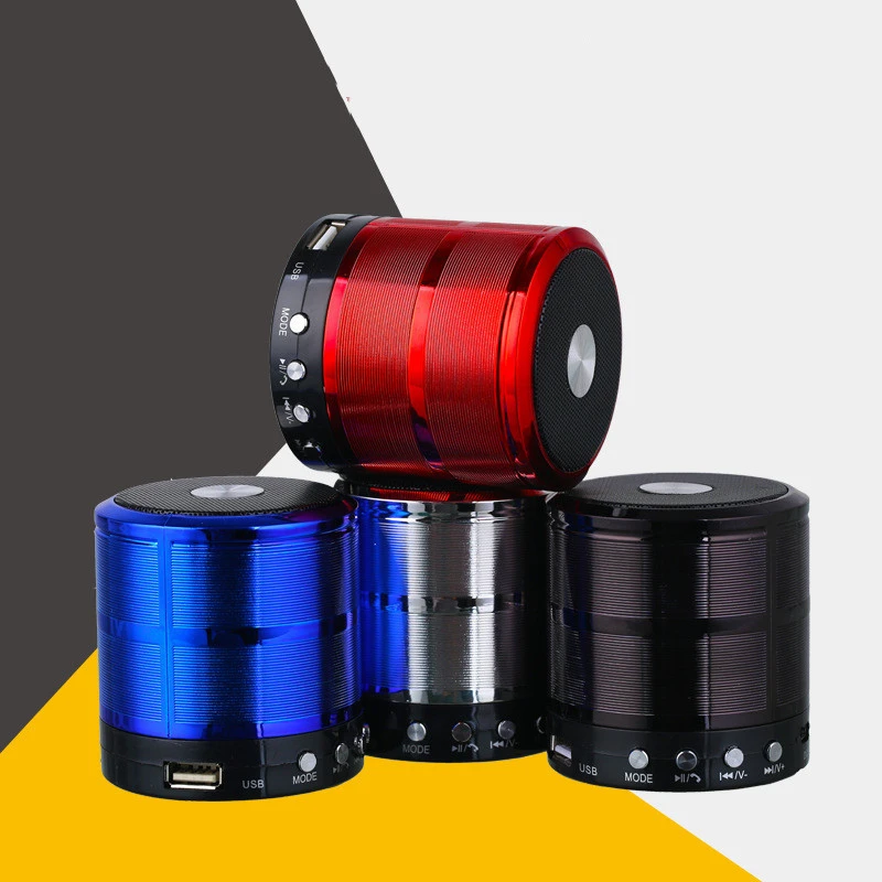 Wireless Small Steel Cannon Insert Chuck Small Speaker Mini Subwoofer