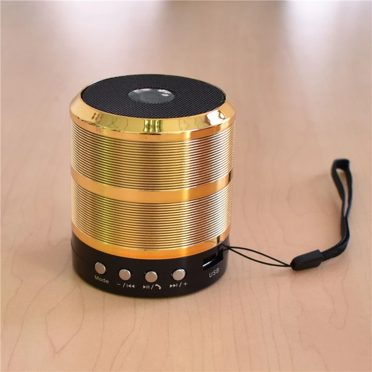Wireless Small Steel Cannon Insert Chuck Small Speaker Mini Subwoofer