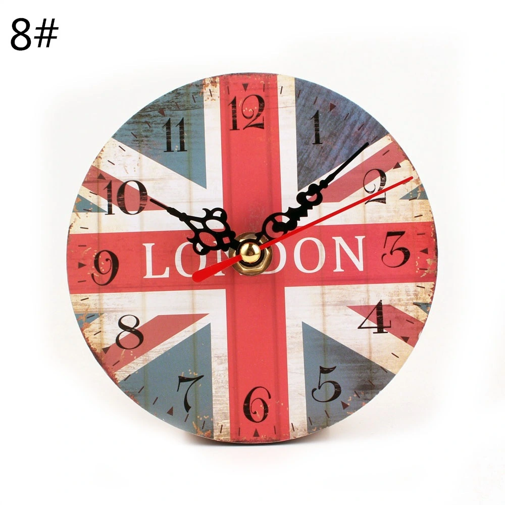 New Wall Clock European Style Silent Clock Nostalgic Home Country Clock Decoration Ornaments