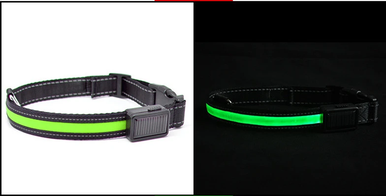 Led Solar Luminous Collar For Pet Dog