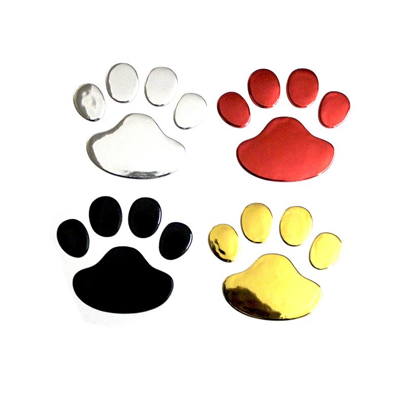 PVC footprint 3D body decoration sticker