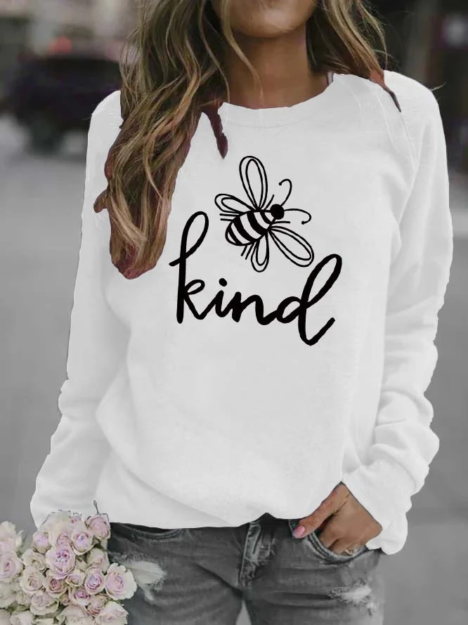 Stand-alone Women's Blank Floral Round Neck Sweater