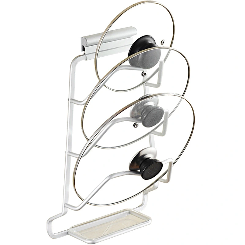 Space aluminum kitchen pot rack