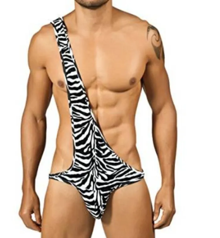Siamese tight zebra twill jumpsuit
