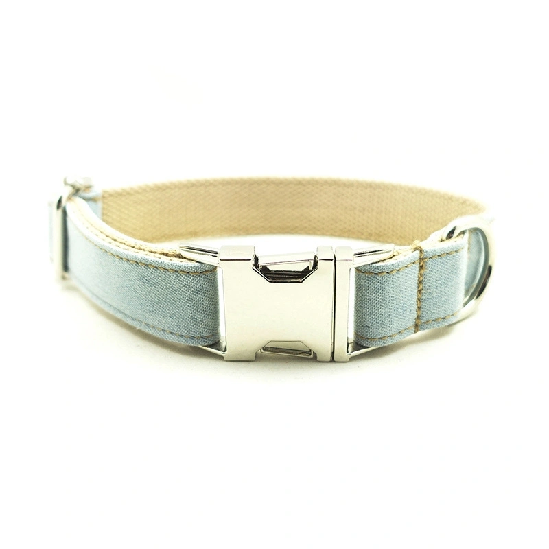 Blue cowboy pet dog collar