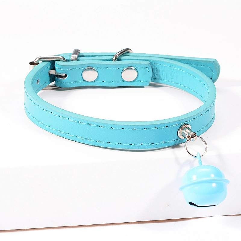 Pet cat cat color bell dog traction collar