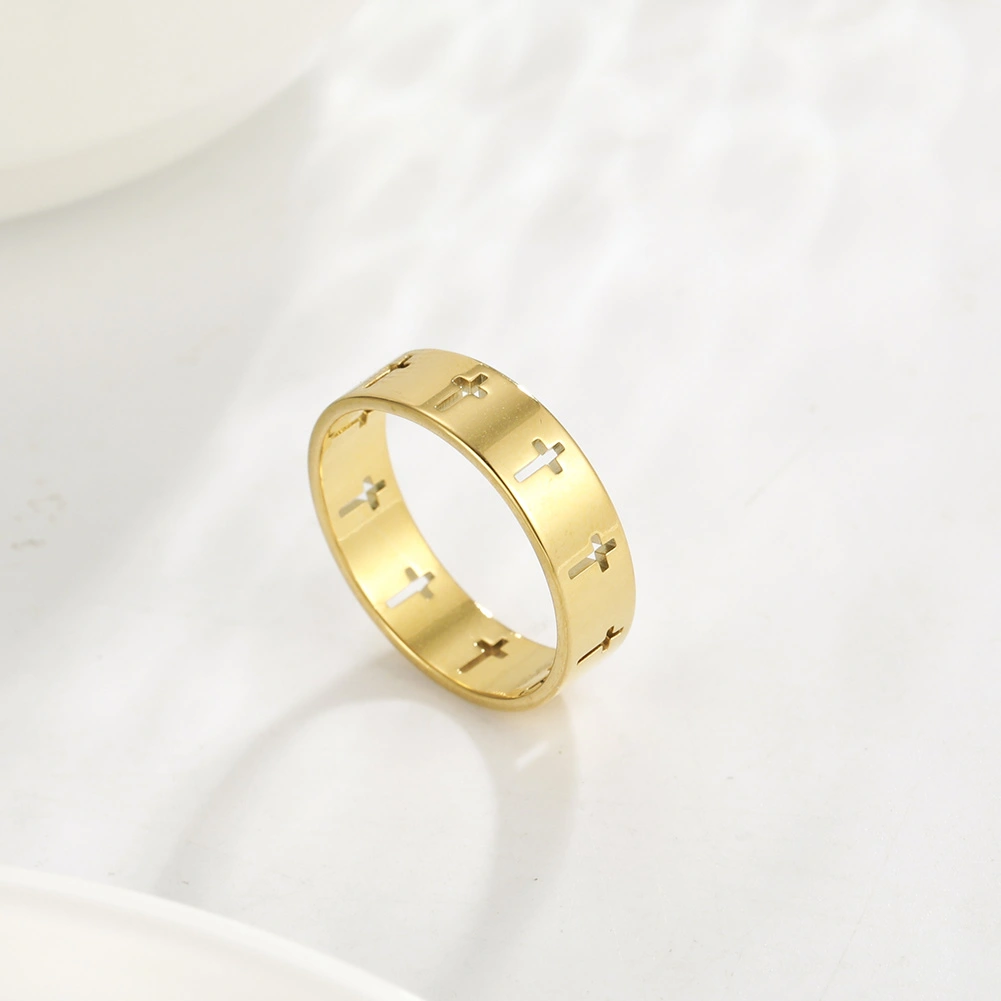 Cut Out Cross Ring