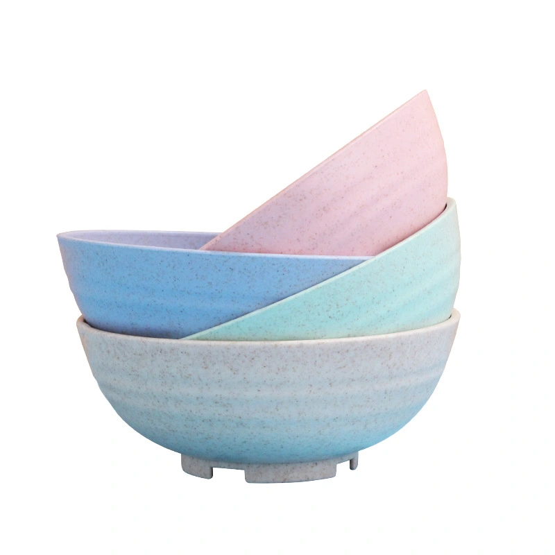 Plastic Household Instant Noodle Bowl Bowl Tableware Set Gift Four Pack