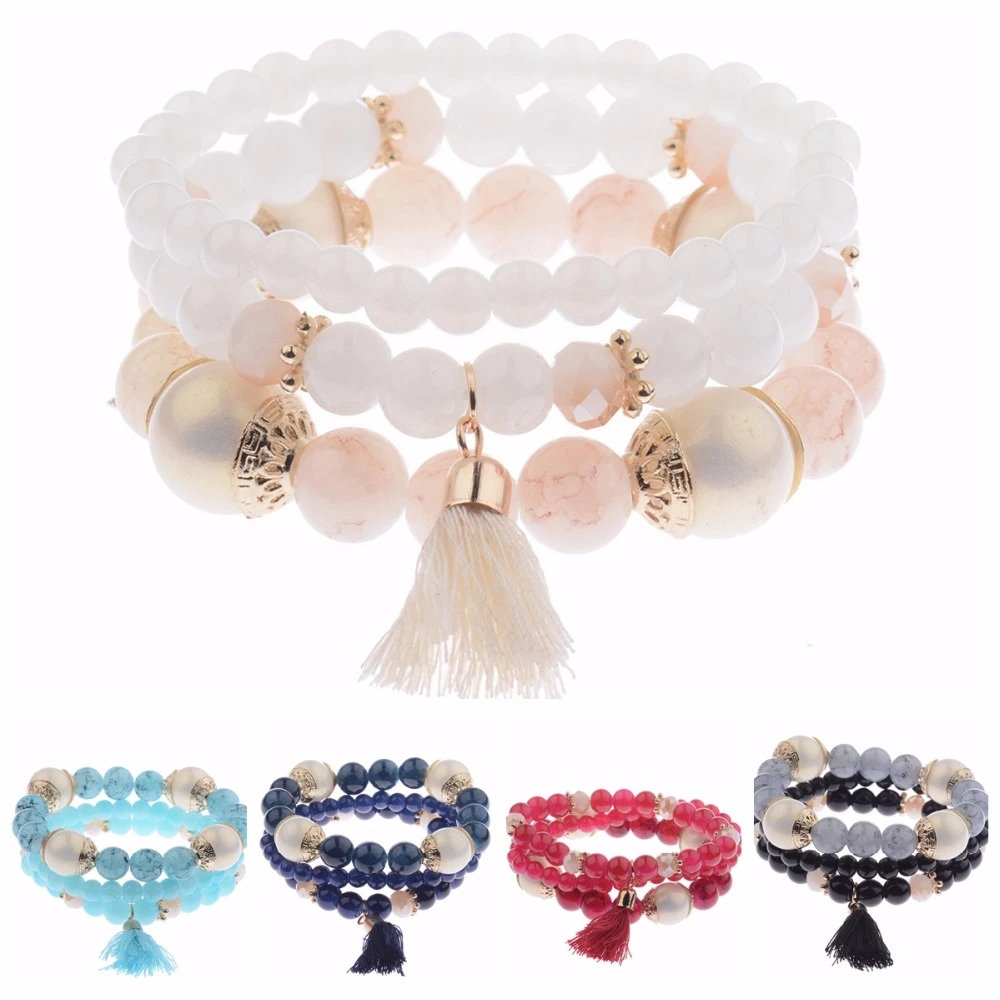 Bohemian simple and versatile multi-layer bracelet