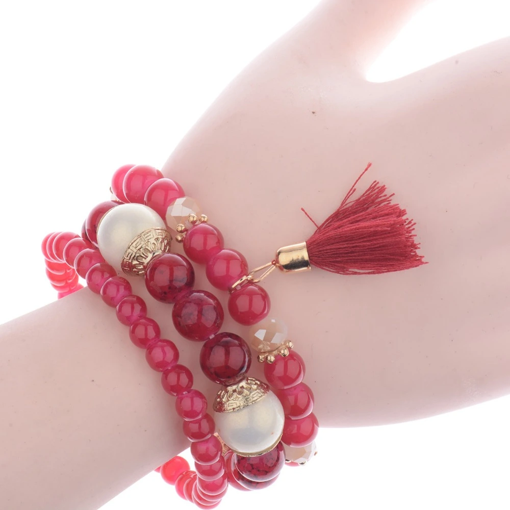 Bohemian simple and versatile multi-layer bracelet