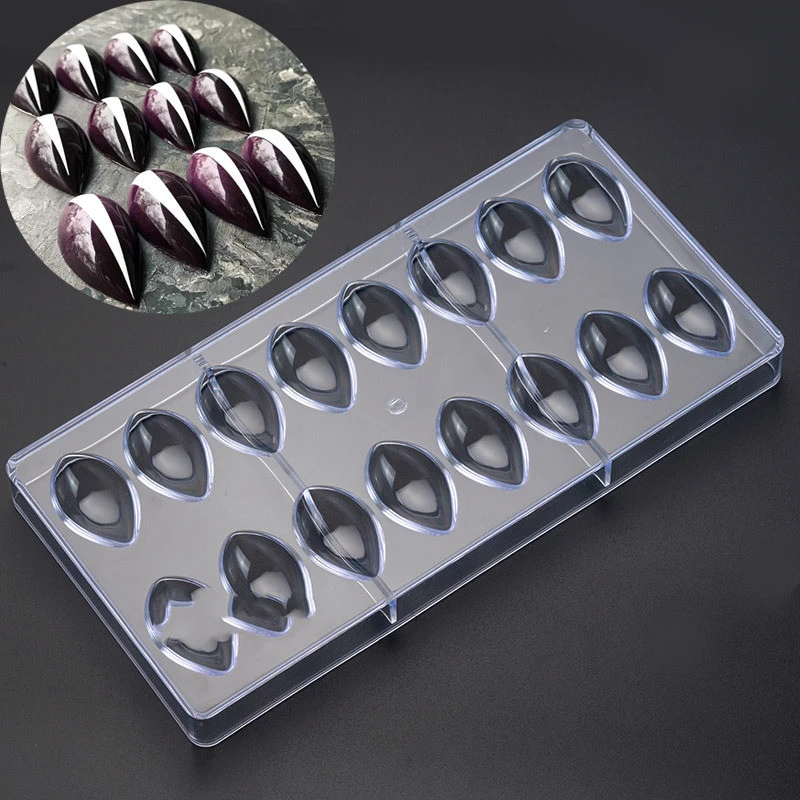 Creative Starry Sky Chocolate Mould PC Water Drop Chocolate Mould