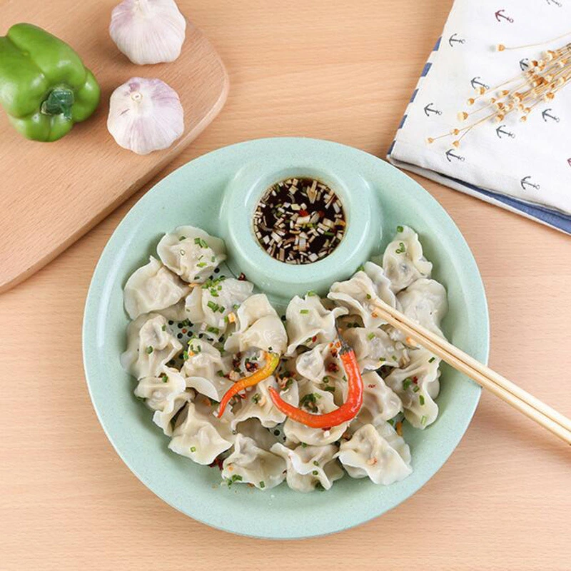 Wheat straw dumplings plate
