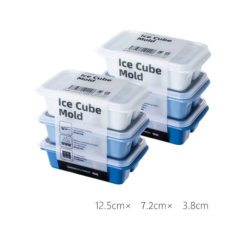 Plastic Ice Tray Mold With Lid Ice Box Homemade Ice Artifact