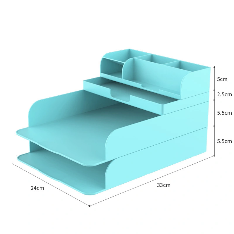 Cosmetic stationery table storage box