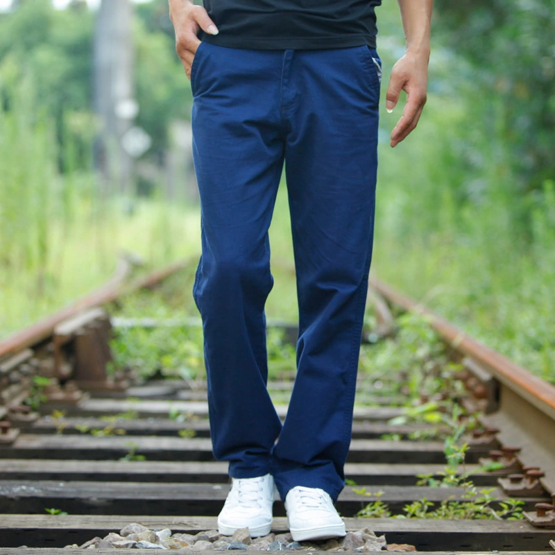 Young Men's Casual Trousers Straight Loose Overalls