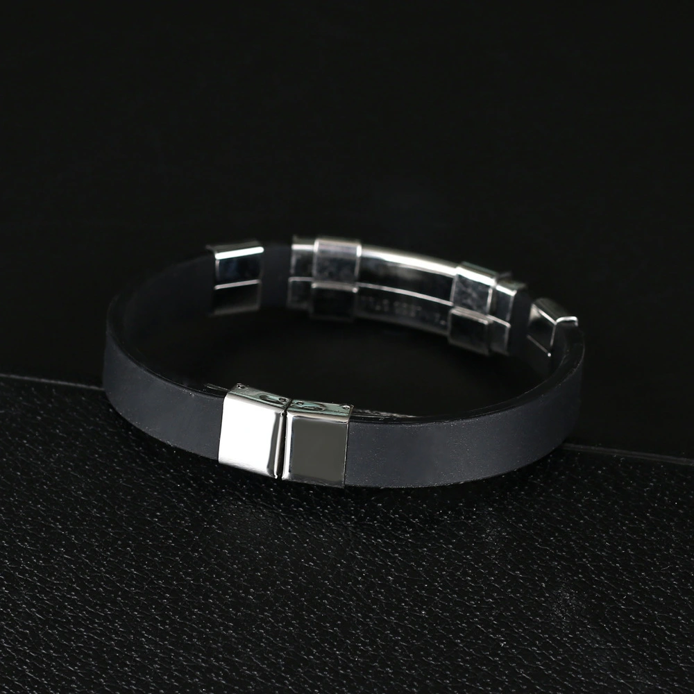 Adjustable Invisible Buckle Bracelet Stainless Steel Bracelet