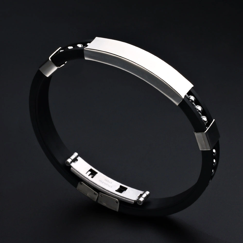 Simple Stainless Steel Men's Bracelet Trendy Jewelry