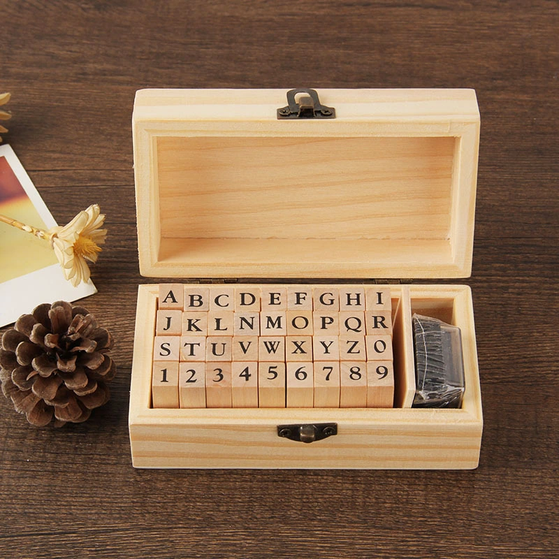 Alphanumeric Hand Account Seal With Ink Pad