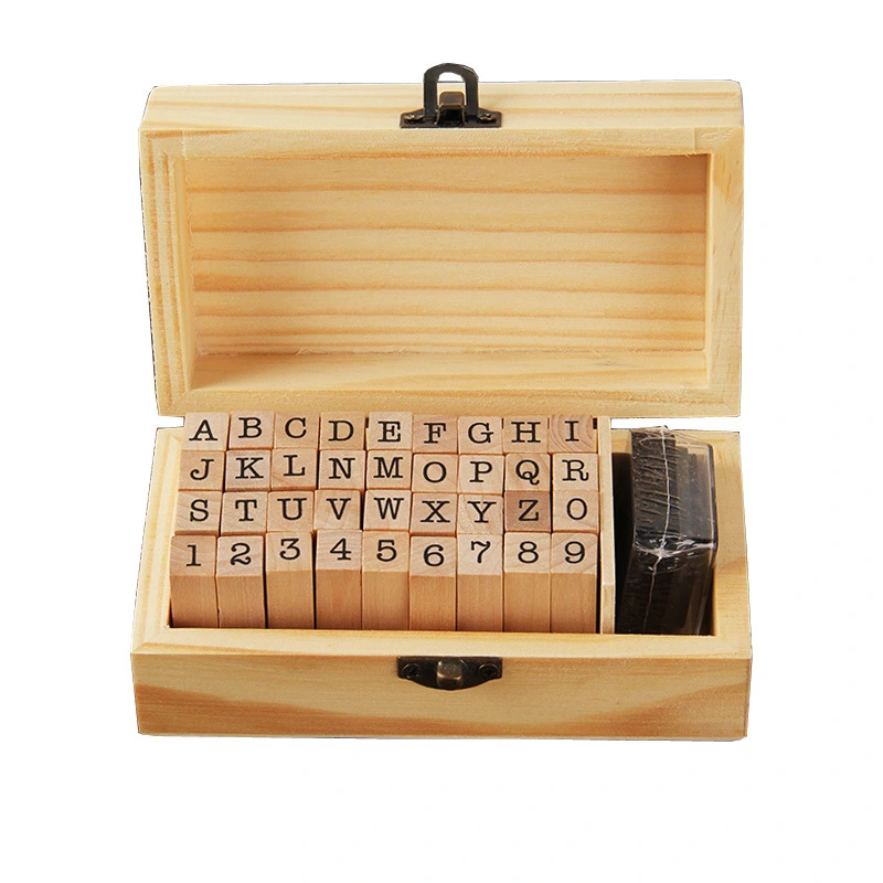 Alphanumeric Hand Account Seal With Ink Pad
