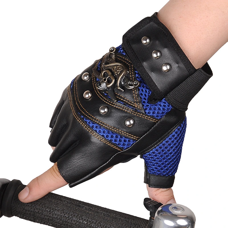 Men's Cycling Mountain Bike Shock Absorbing Thin Half Finger Gloves