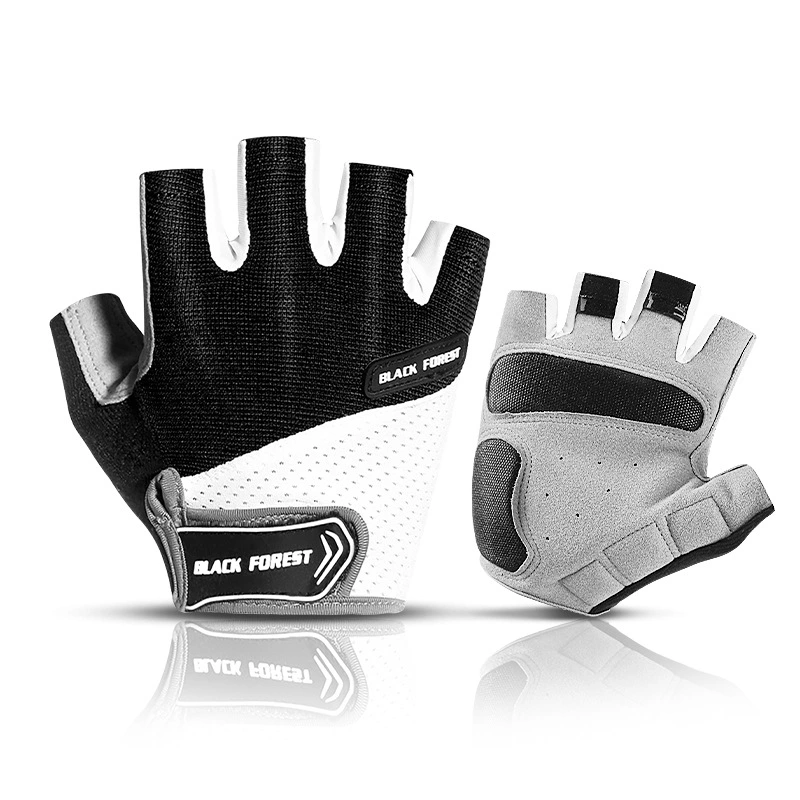 Outdoor mountain bike riding short finger gloves