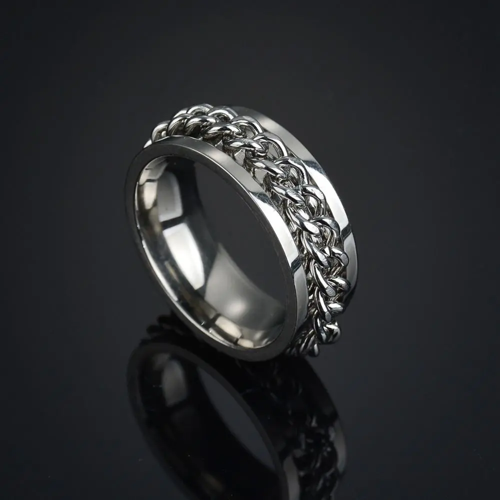 Titanium steel men's jewelry Masonic Ring