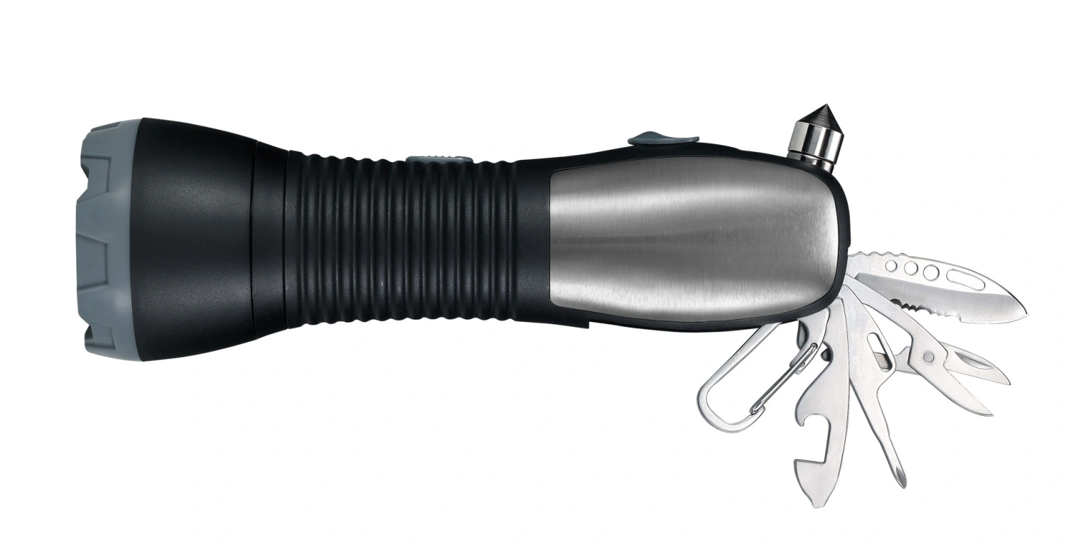 Practical multi-function flashlight