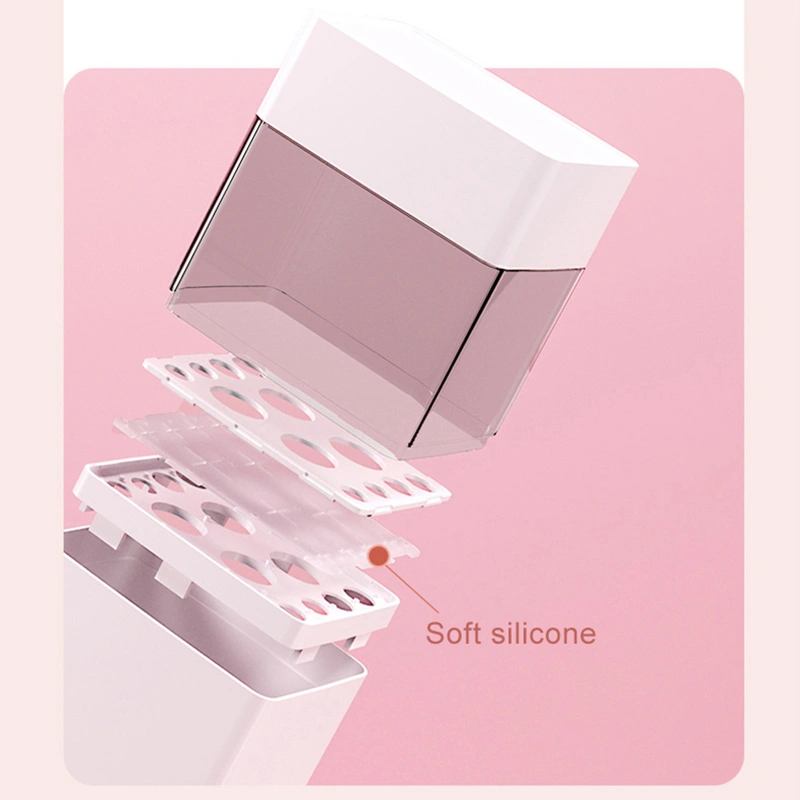 Inverted Makeup Brush Storage Bucket Dressing Table Eyeliner Powder Brush Eyebrow Pencil Lipstick Storage Box