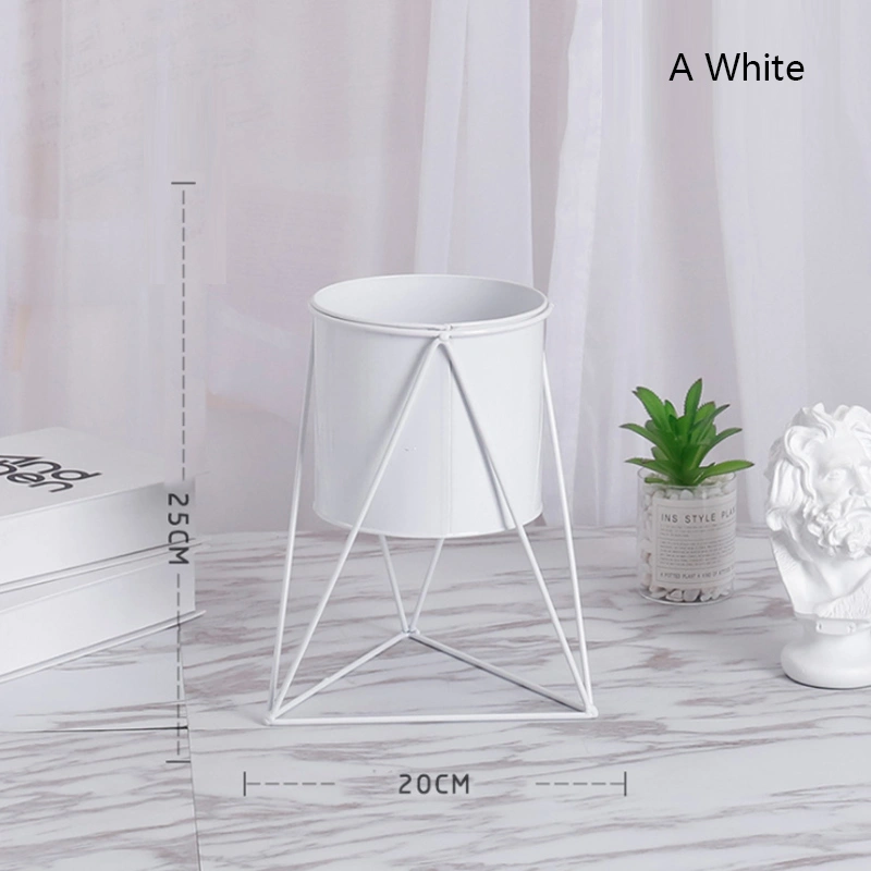 Floor-standing Geometric Flower Pot Stand