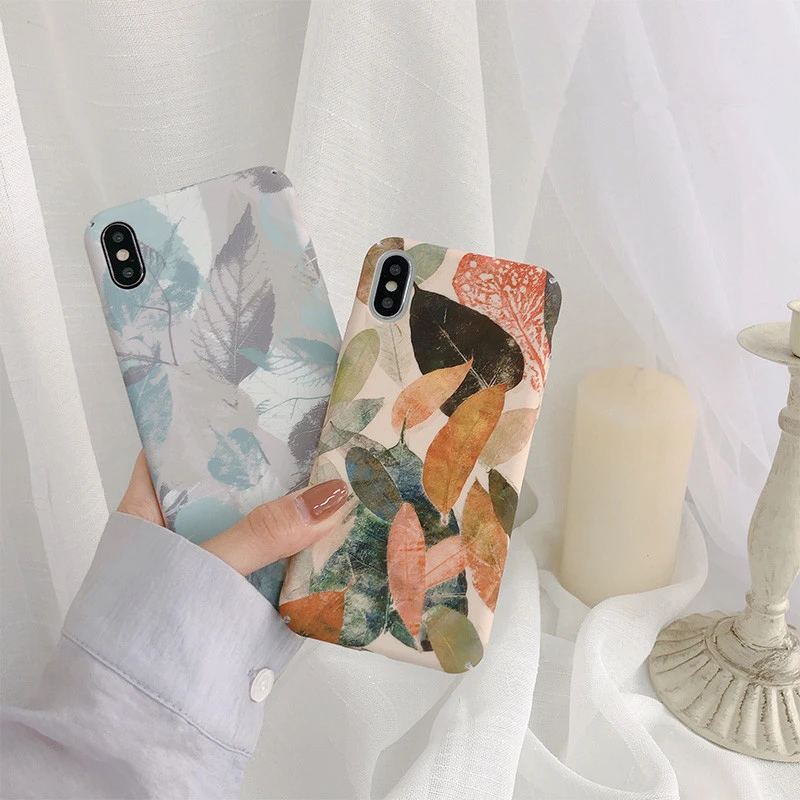 Fashion Simple Leaf Phone Case