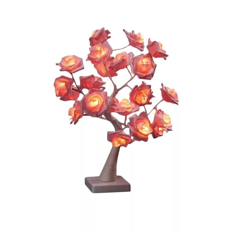 led imitation rose night light