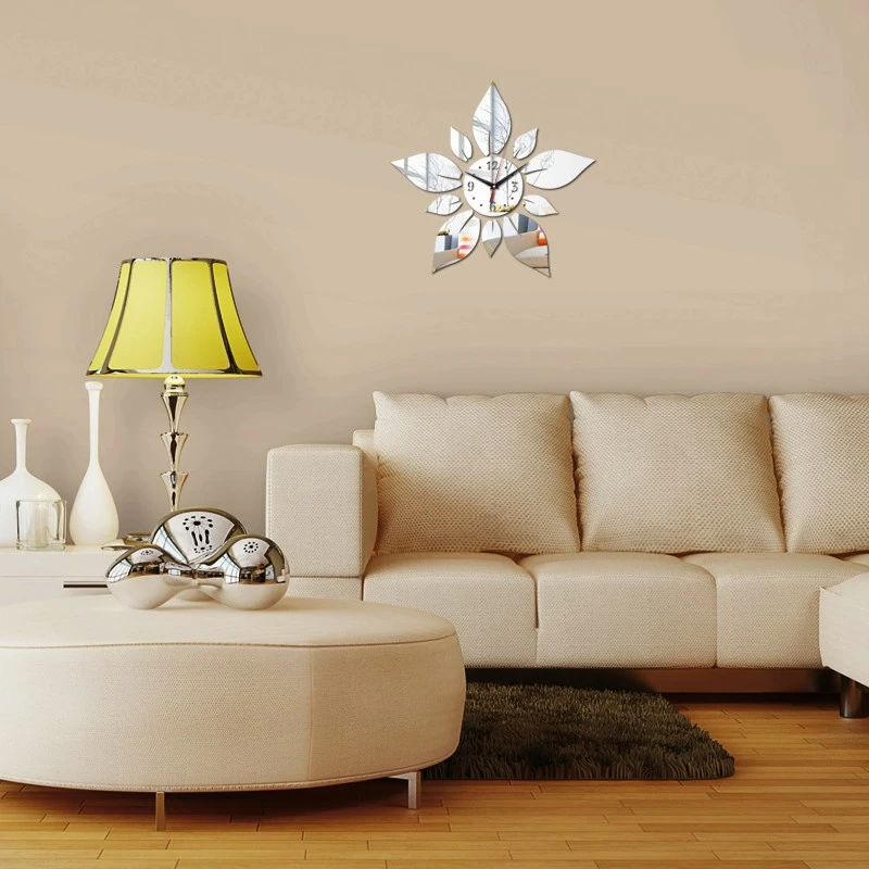 Acrylic wall sticker clock