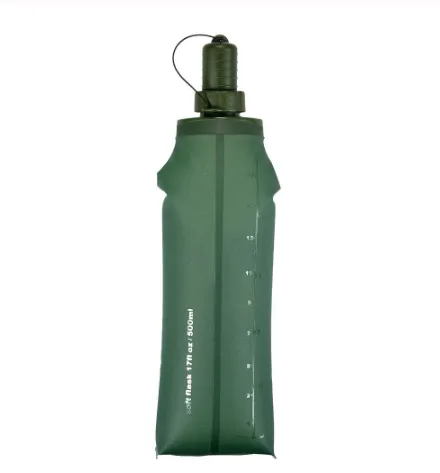 TPU Folding Soft Flask Sport Water Bottle